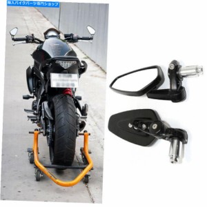 Mirror オートバイ7/8 "ハンドルバーエンドミラーブラック川崎忍者ZX14R ZX12R ZX11 Motorcycle 7/8" Handle Bar End Mirrors Bl