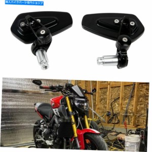 Mirror カスタムヤマハFZ / MT-09 07 FZ8 / 6Nのためのオートバイ7/8 "ハンドルバーエンドサイドミラー Motorcycle 7/8" Handle 