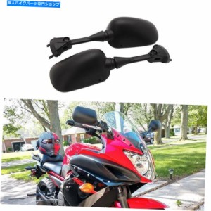 Mirror ヤマハFZ6R YZF R1 R6 R6S YZF-R1 YZF-R6用ペアブラックサイドリアビューミラー Pair Black Side Rear View Mirrors for 