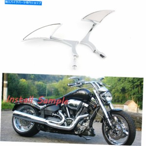 Mirror Honda VTX1300C FURY VT13CX VT1300CXブレードクロームオートバイミラー For Honda VTX1300C Fury VT13CX VT1300CX Blade