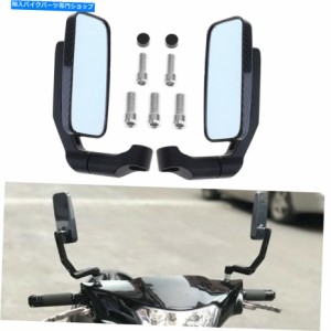 Mirror オートバイバイクアルミニウムリアビューミラー8mm＆10mmユニバーサルアクセサリー Motorcycle Motorbike Aluminum Rear 