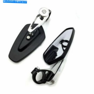 Mirror 7/8 "22mmオートバイバイクアロイバーエンドサイドリアビューミラーシルバーイギリス 7/8" 22mm Motorcycle Motorbike Al