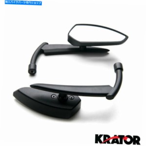 Mirror カスタムリアビューミラーハーレーダビッドソンロードグライドカスタムウルトラ Custom Rear View Mirrors Black Pair Fo