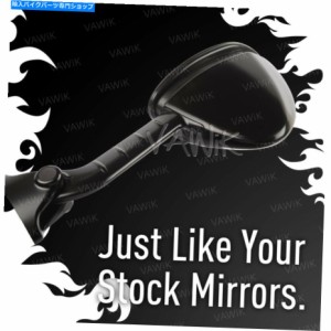 Mirror VAWIK交換用ミラーブラックフィット川崎忍者ZX-14R '12 -'14 x 1 lh VAWiK replacement mirror black fits Kawasaki Ninj