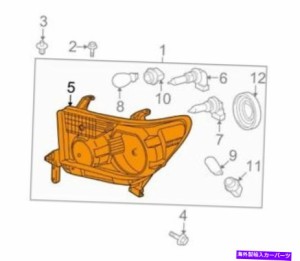 USヘッドライト トヨタ純正ヘッドライトフロント右811300C051用 For Toyota Genuine Headlight Front Right 811300C051