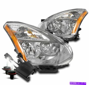 USヘッドライト 2008-2013 Rogue / 2014-2015 SUV ChromeヘッドライトランプW / 50W 8K HIDセット FOR 2008-2013 ROGUE/2014-2015 SELECT