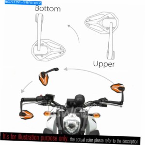 Mirror バーエンドミラーViperiiオレンジ重重量YZF-R125 MT-01と対応 Bar end mirrors ViperII orange heavy weight compatible 