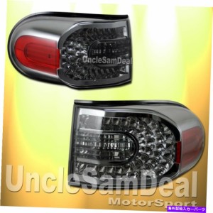 USテールライト 07-13トヨタFJクルーザースモークレンズレッドLEDテールライトダイレクトフィットペア 07-13 FOR TOYOTA FJ CRUI