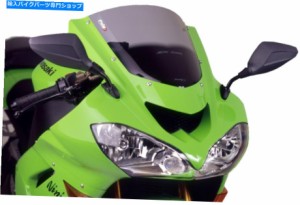 Windshield Puig Racing Windscreen Smoke 1657H Mc川崎 PUIG RACING WINDSCREEN SMOKE 1657H MC Kawasaki