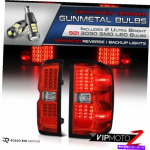 USテールライト ！SMDチップLED電球リバース！ 14-18 Silverado 1500 Red Ultra Bright Tail Light !SMD Chips LED Bulb Reverse