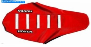 シート 新しい赤と白のリブの背の高いシートカバーxr650r 2000 - 2009年 New Red and White Ribbed TALL Seat Cover XR650R 2000