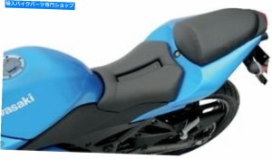 シート 後部カバー付きのサドルメンワンピースソロシート - ゲルチャンネルTech 0810-K032 Saddlemen One-Piece Solo Seat with 