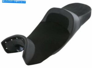 シート 13-18 BMW R1200GS用ISTビニール2アップシートブラックロープロファイルエアホークFA-BMW-017 IST Vinyl 2-Up Seat Black