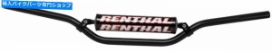 ハンドル Renthal 823-01-BK-09-219 - 7/8inミニレーサーハンドルバー - KTM 65SX - ブラック RENTHAL 823-01-BK-09-219 - 7/8in