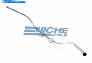 ハンドル 7/8 "スチールビーチクルーザーオートバイハンドルバー39"クロム 7/8" Steel Beach Cruiser Motorcycle Handlebars 39"