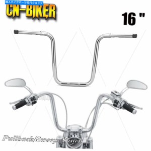 ハンドル Harley Sportster Softail FXST Chrome Gangster 16 "APE 1.25"バーハンドルバー For Harley Sportster Softail FXST C