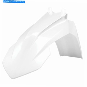 フロントフェンダー Polisportフロントフェンダー16ホワイト - フィット：KTM 65 SX 2016-2021 Polisport Front Fender 16 White