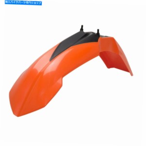 フロントフェンダー PolisportフロントフェンダーKTMオレンジ - フィット：KTM 65 SX 2012-2015 Polisport Front Fender KTM Ora