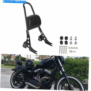 バックレスト ハーレーダビッドソンスポーツスター1200アイロンXL883N Passenger Sissy Bar Backrest Pad For Harley Davidson S