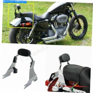 バックレスト ハーレースポーツスター883 1200 XL883N 04-20のための短いSissy Bar旅客の背もたれ Short Sissy Bar Passenger Ba