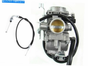 キャブレター キャブレターW /スロットルケーブルフィット川崎バイウ300 KLF300C KLF300B Carburetor W/ Throttle Cable Fits Ka