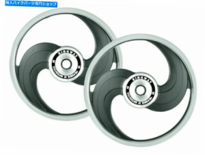 ホイール ロイヤルクラシックオートバイ@ caのための黒い合金ホイールのリム2スポークセット Black Alloy Wheel Rim 2 Spoke Set