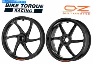 ホイール OZ GASS RS-Aブラックアロイホイールドゥカティ795モンスター（5.50 "リア）08-12 OZ Gass RS-A Black Alloy Wheels to