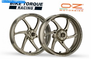 ホイール OZ GASS RS-A合金ホイール（TI色）Triumph 765 Street Triple R 17-18 OZ Gass RS-A Alloy Wheels (Ti Colour) to fit 