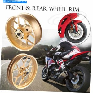 ホイール フロント＆リアホイールリムアルミゴールドモーターフィットホンダCBR 1000RR 2012-2016 15 14 Front & Rear Wheel Rim