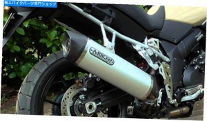 マフラー サイレンサーマフラーエキゾーストフィットスズキVストロムDL 1000 2018の矢印スリップ Arrow Slip On Silencer Muffle