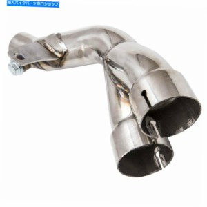 マフラー YAMAHA YZF R6 2006-2019排気マフラーミドルYパイプ除去用チューブ配管 For Yamaha YZF R6 2006-2019 Exhaust Muffler 