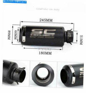 マフラー スポンサス鋼鋼サ - スイッチ36-51mm改造エート=イクタバイダイダイ - オリジナルのタイトルを表示する ステンレス鋼ユ