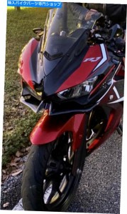 フェアリング Yamaha YZF R25 R3 R3 2015-2018 Winglet Finフェアリングカウルエアロダイナミクスブラック FOR YAMAHA YZF R25 R