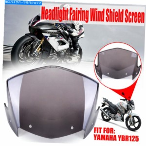 フェアリング ヤマハybr 125 ybr125のためのフロントヘッドライトフェアリング風シールドスクリーン Front Headlight Fairing Wi