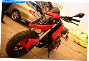 フェアリング ホンダgrom for Honda Grom用フロントモータードフェンダーフェアリングウィングトリムレッドブラック125 MSX 2012