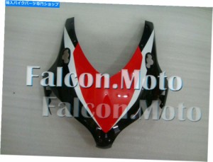 フェアリング 赤い白黒フロントノーズカウルフェアリングフィット08-11 CBR 1000 RR 2008-2011 AAW Red White Black Front Nose 