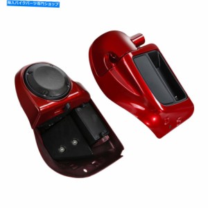 フェアリング Harley Touring Flhxse 14-21邪悪な赤 Vented Lower Fairing Speaker Pod Fit For Harley Touring FLHXSE 14-21 Wi