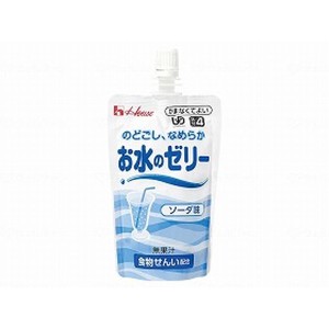 介護食 水分補給 お水のゼリー ソーダ味 120g ハウス食品 THA