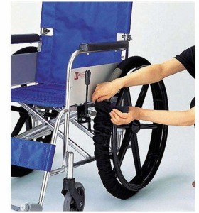 ハビナース 車いす車輪カバー 車椅子 介護用品