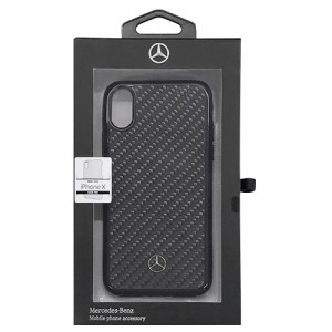 Mercedes 公式ライセンス品 iPhoneX専用 リアルカーボンハードケース Dynamic - Real Carbon fiber - Hard case iPhone X MEHCPXRCABK