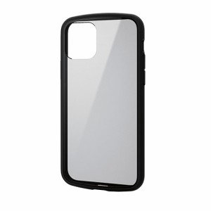 エレコム iPhone 11 Pro TOUGH SLIM LITE フレームカラー ブラック PM-A19BTSLFCBK