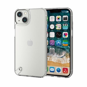 エレコム iPhone 13 ハイブリッドケース PM-A21BHVCKCR