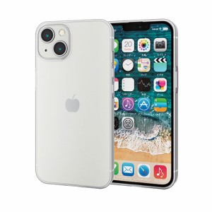 エレコム iPhone 13 ソフトケース 薄型 PM-A21BUCUCR