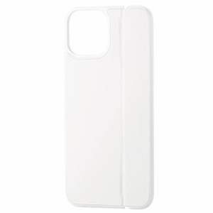 エレコム iPhone 13 mini 背面パネル スタンド収納式カバー MAGKEEP PM-A21AMAG01WH