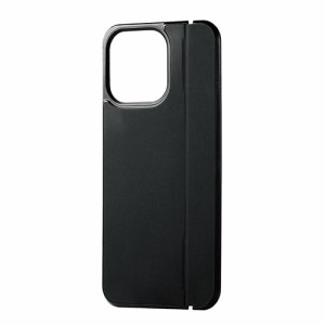 エレコム iPhone 13 Pro 背面パネル スタンド収納式カバー MAGKEEP PM-A21CMAG01BK