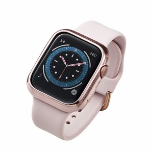 エレコム Apple Watch44mm用ソフトバンパー AW-20MBPUPNG