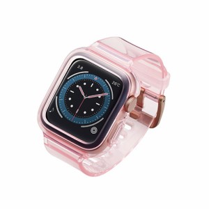 エレコム Apple Watch40mm用ソフトバンパーバンド一体型 AW-20SBBUPNC