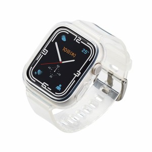 エレコム Apple Watch45mm用ソフトバンパーバンド一体型 AW-21ABBUCR