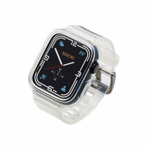 エレコム Apple Watch41mm用ソフトバンパーバンド一体型 AW-21BBBUCR