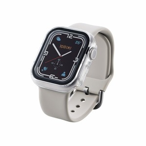 エレコム Apple Watch41mm用フルカバーケース プレミアムガラス セラミックコート AW-21BFCGCCR